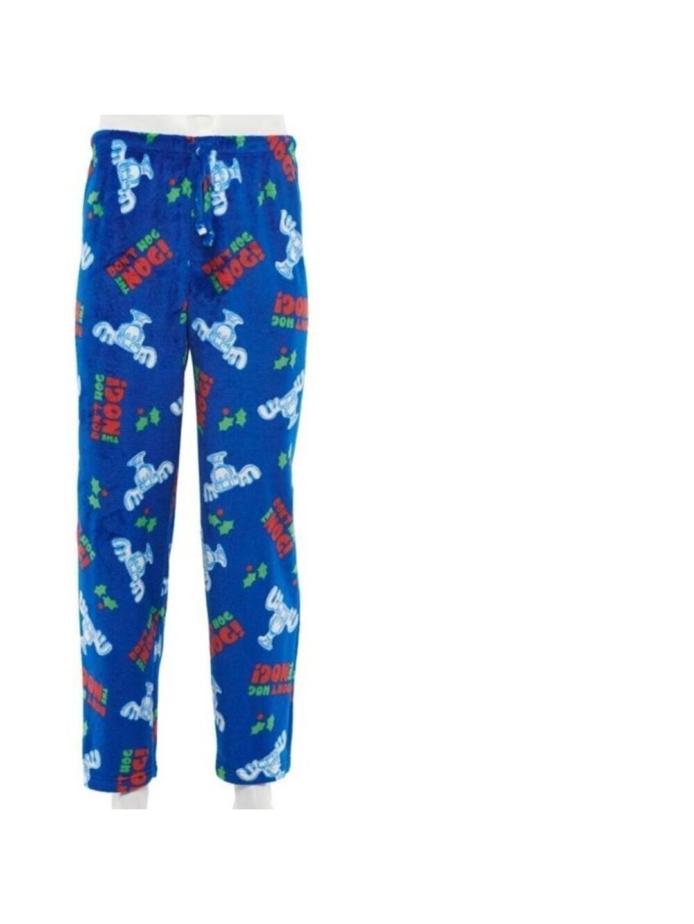 Mens Pajamas Pants XL National Lampoons Christmas Vacation Blue Lounge Fleece